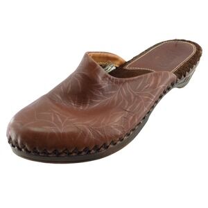 Tsonga Size 38 M Brown Mule‎ Leather Women Shoes